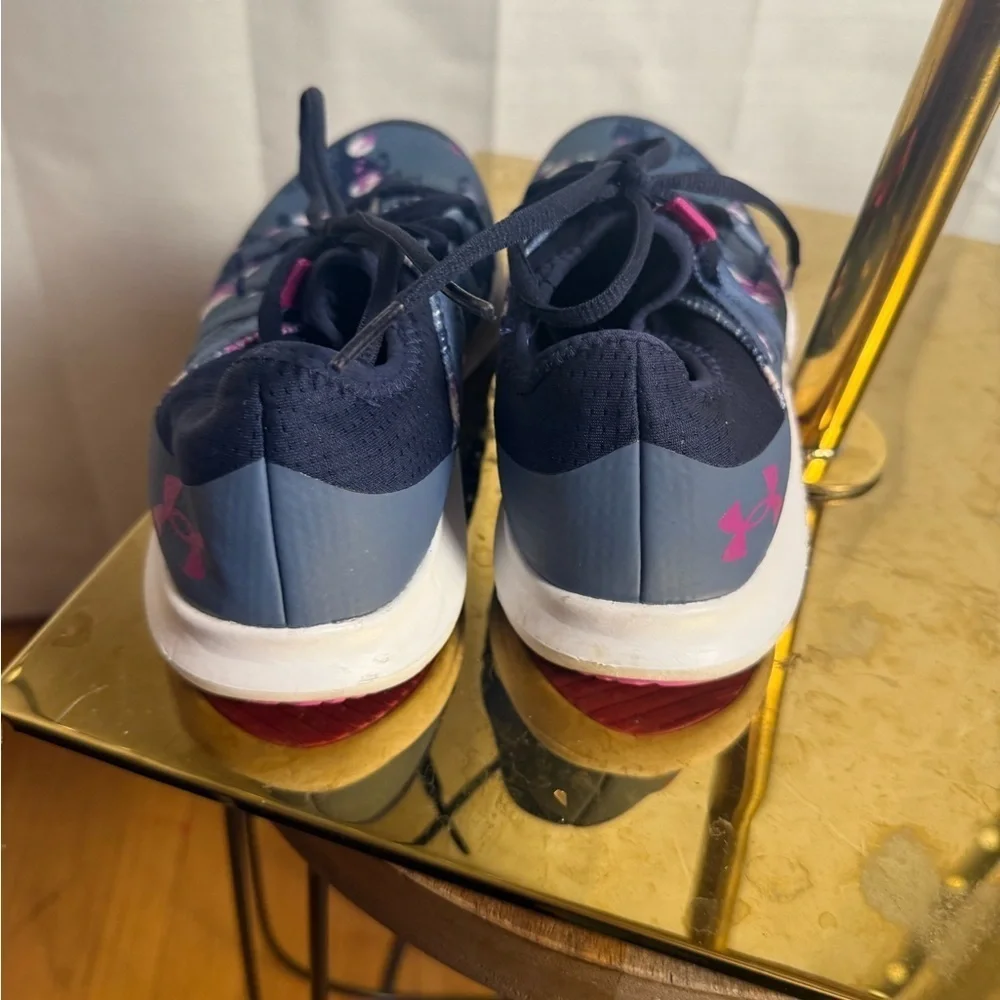 Under Armour Blue and Pink Sneakers with Stylish Design 4